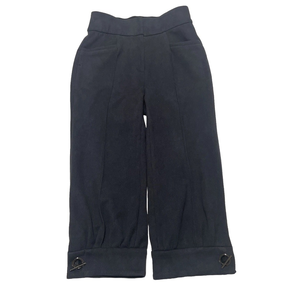 Byron‎ Lars Beauty Mark Midnight Gray Cropped Pants Women's Size 2 NWT